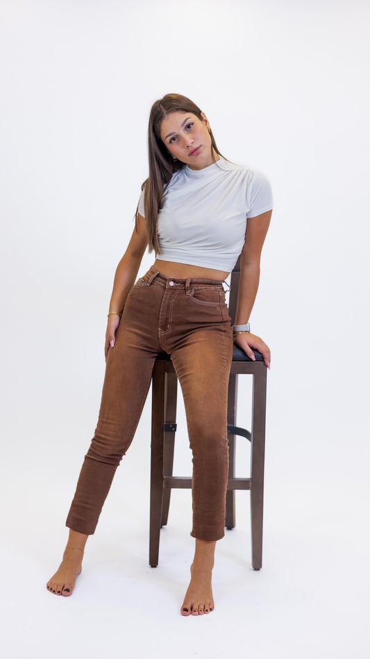 Brown Denim