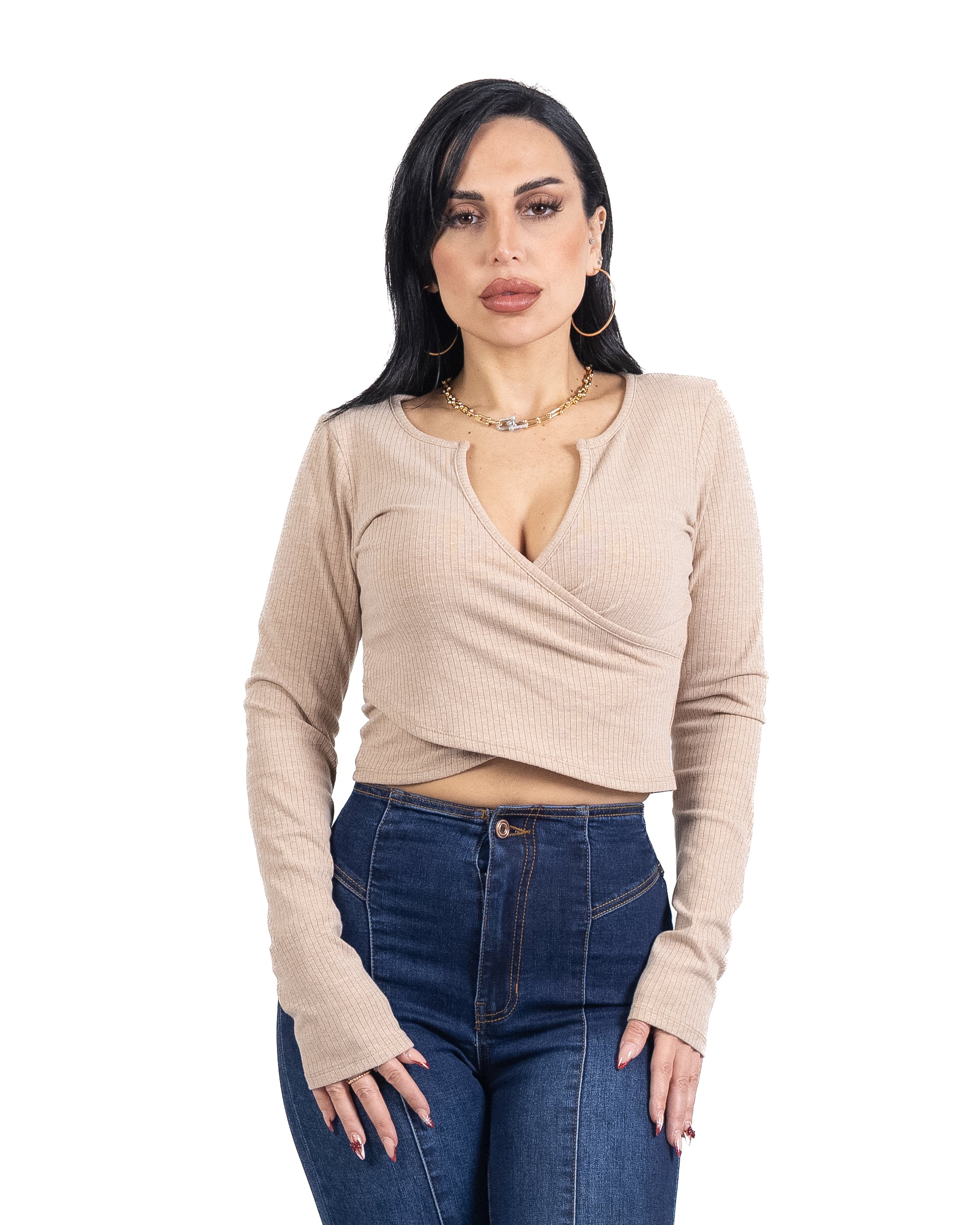 Katrina Long Sleeve Crop