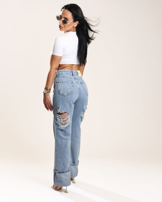 Basic Crop Top w/Sleeve